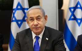 בנימין נתניהו (צילום: Menahem Kahana/Pool via REUTERS)